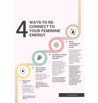 4 ways to reconnect to feminine energy
