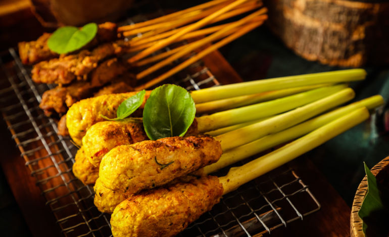 Roasted Celery on Grill