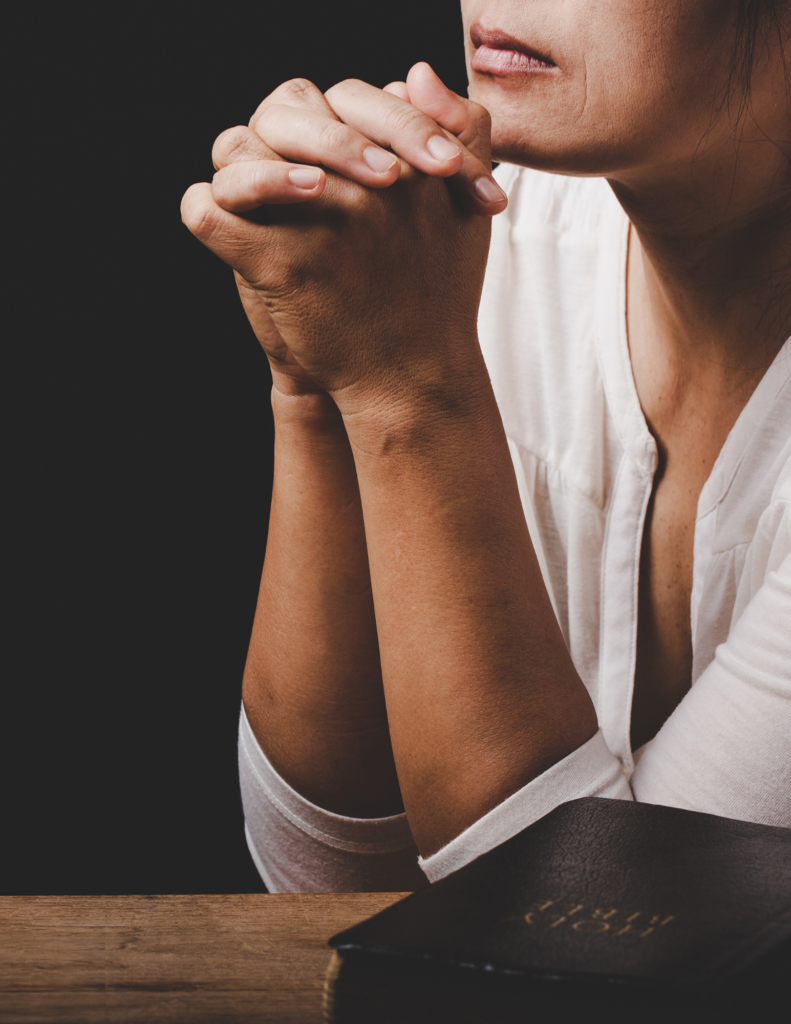 woman praying