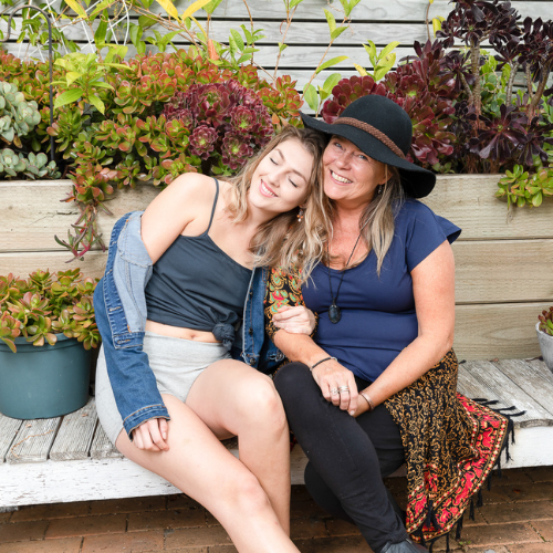 Belinda and Daughter in BJs PJs