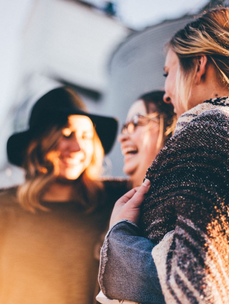 Female Friends laughing together