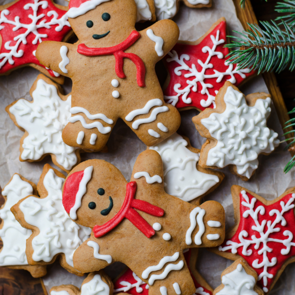 gingerbread men christmas cookies